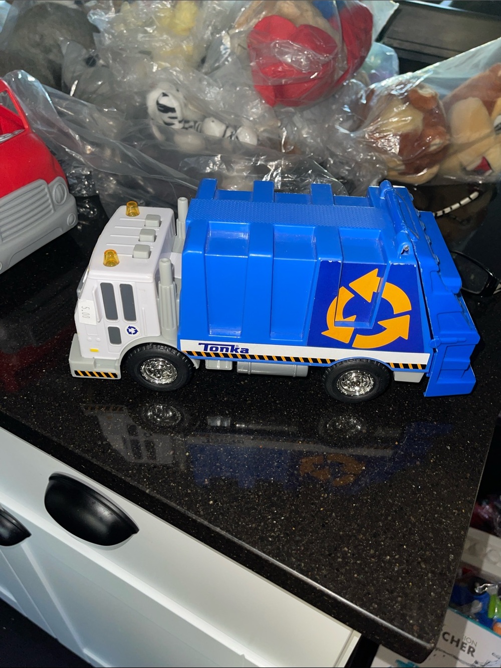 Tonka Blue Recycling Garbage Truck Toy for Kids